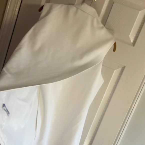 Peter Nygard Sz 14 Sleeveless Blazer Vest slit back & still stitched pockets! - Picture 9 of 13